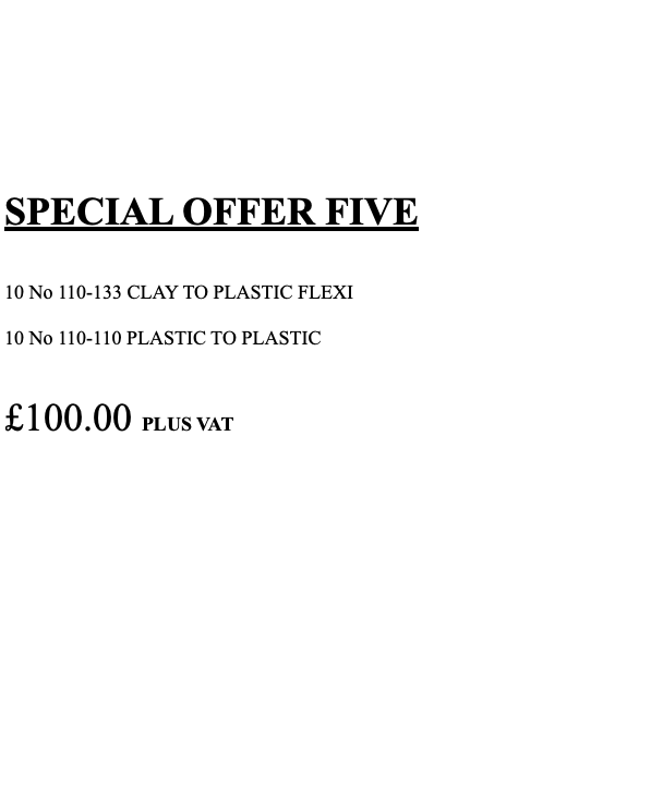 Special Offer Five Special Offer Five