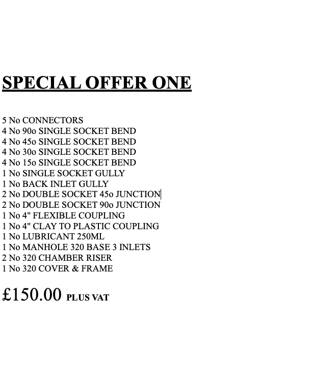 Special Offer One Special Offer One