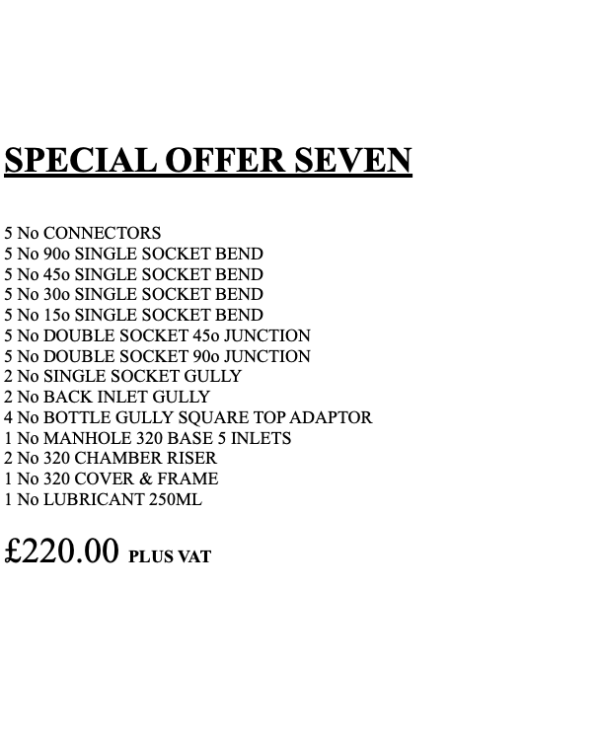 Special Offer Seven